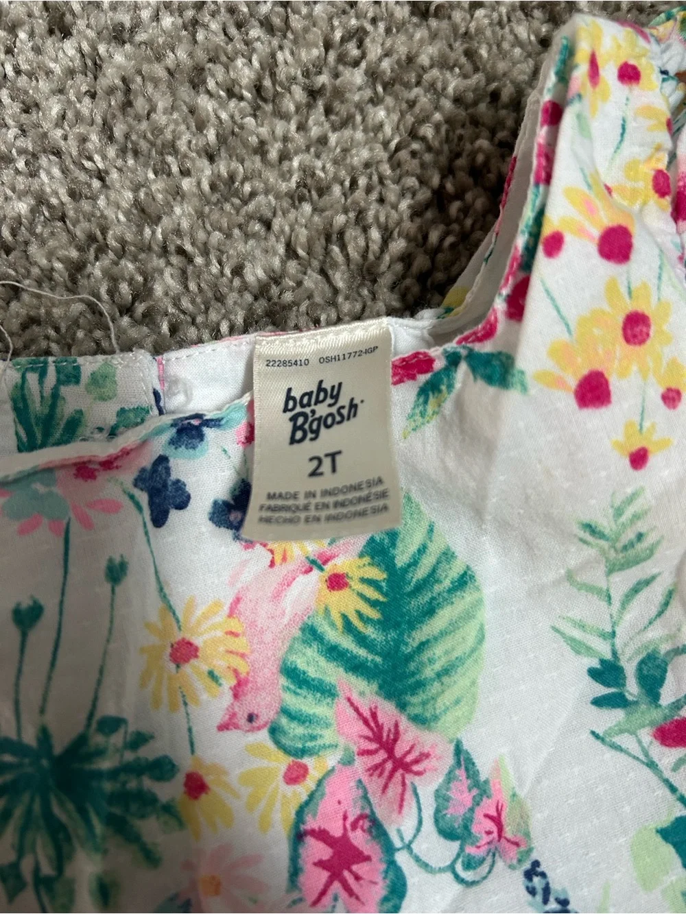 GAP Girls Coral, Light Pink & Floral Tank Tops and Dress Set